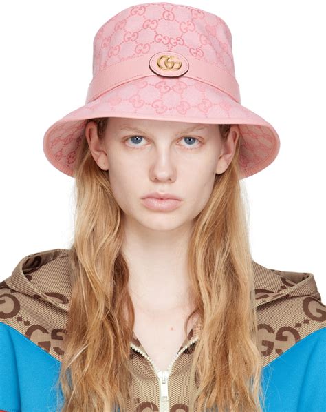 gucci hat pink|gucci women hat.